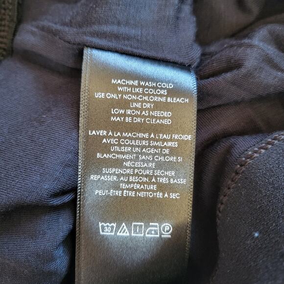 Anthropologie The Joni Black High Rise Velvet Eyelet Pull On Flare Pants - Picture 15 of 15